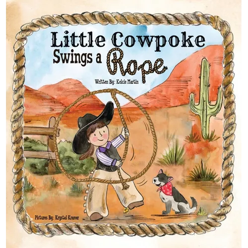 Little Cowpoke Swings a Rope